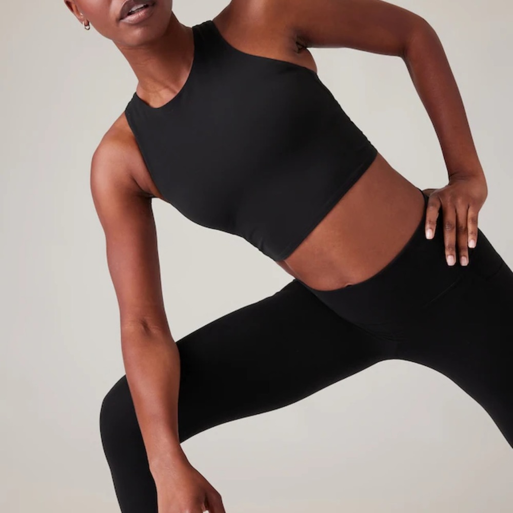 Camo print athleta conscious crop